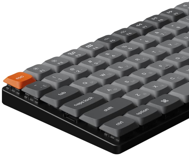 Keychron K3 MAX trådløs tastatur (Gateron Low-profile Red-taster)