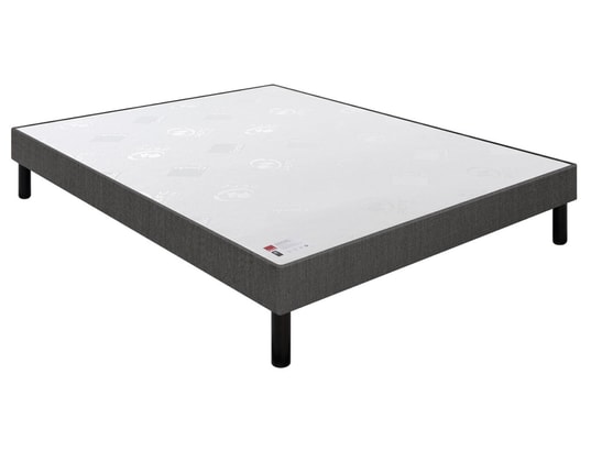 EPEDA - Sommier 120 x 190 Voyage tissé gris fumé 1219