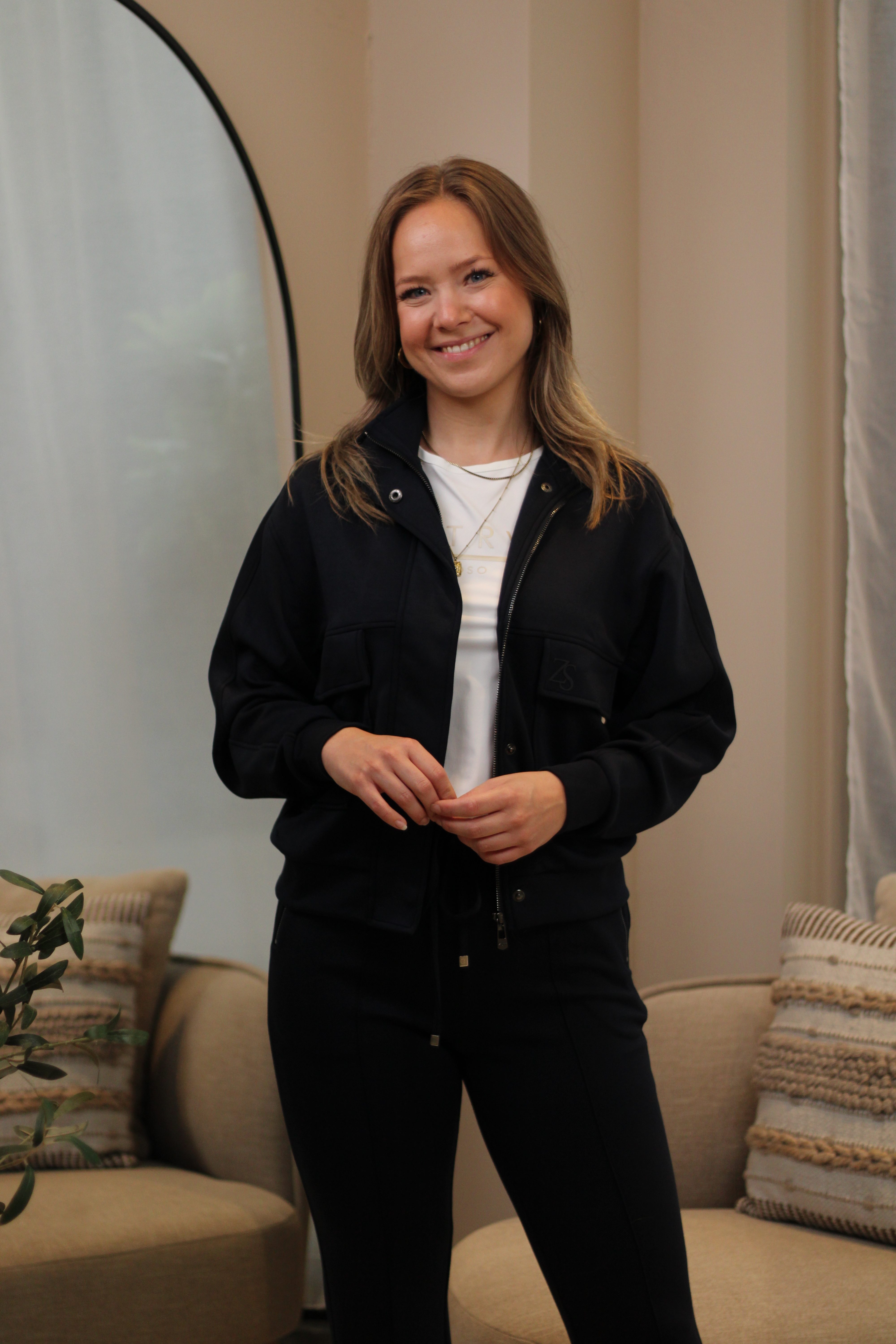 Zoso - Jill Luxury Sporty Cardigan - Navy