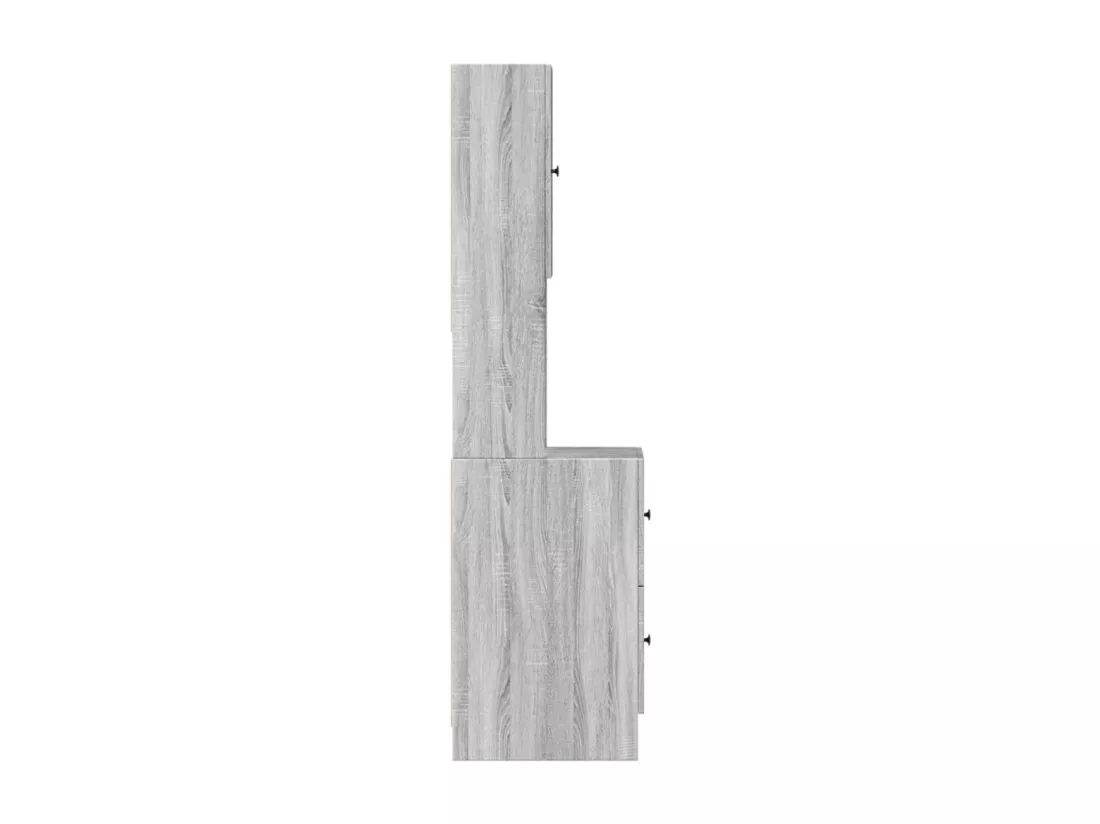 Armoire de cuisine sonoma gris 35x50x180 cm bois d’ingénierie