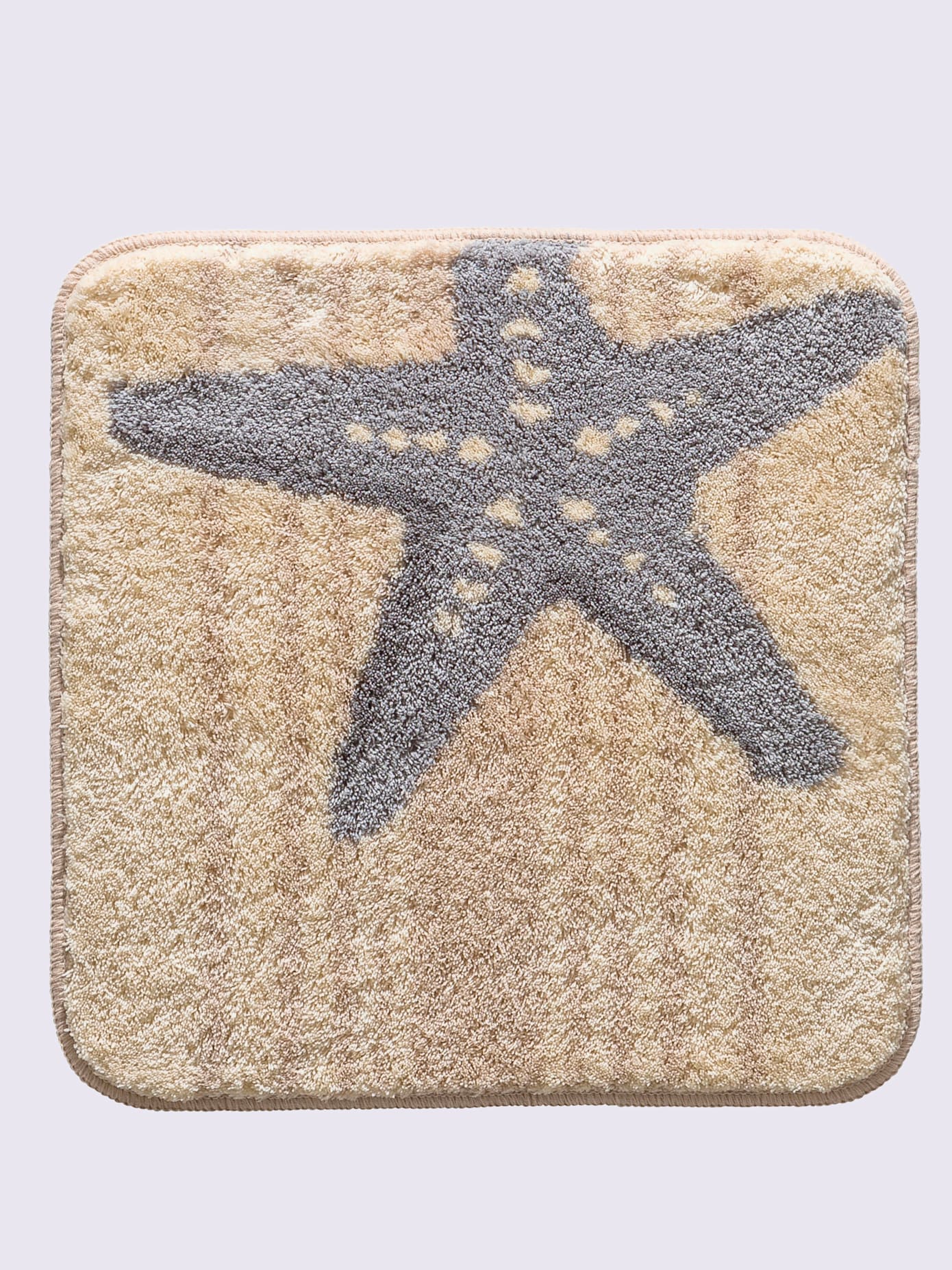 Tapis de bain bel aspect chiné