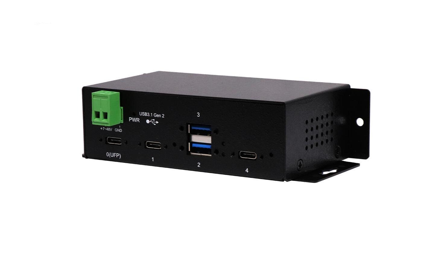 USB-Hub EX-1274HMV<br>Rackmontagefähiger 4-Port-USB-Hub mit Metallgehäuse