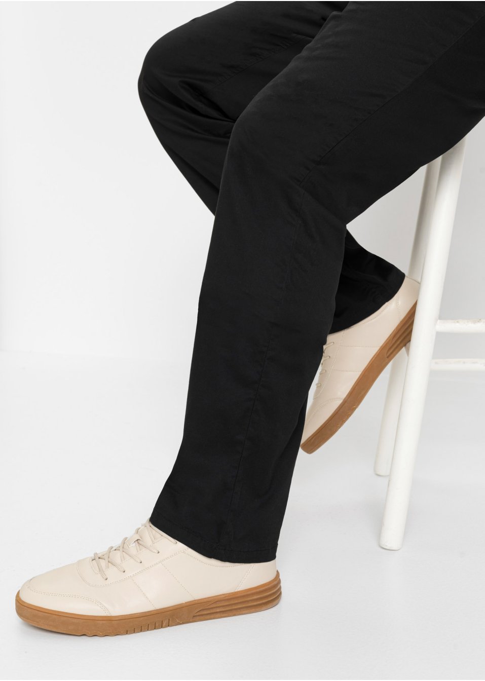 Pantalon taille extensible Regular Fit, Straight