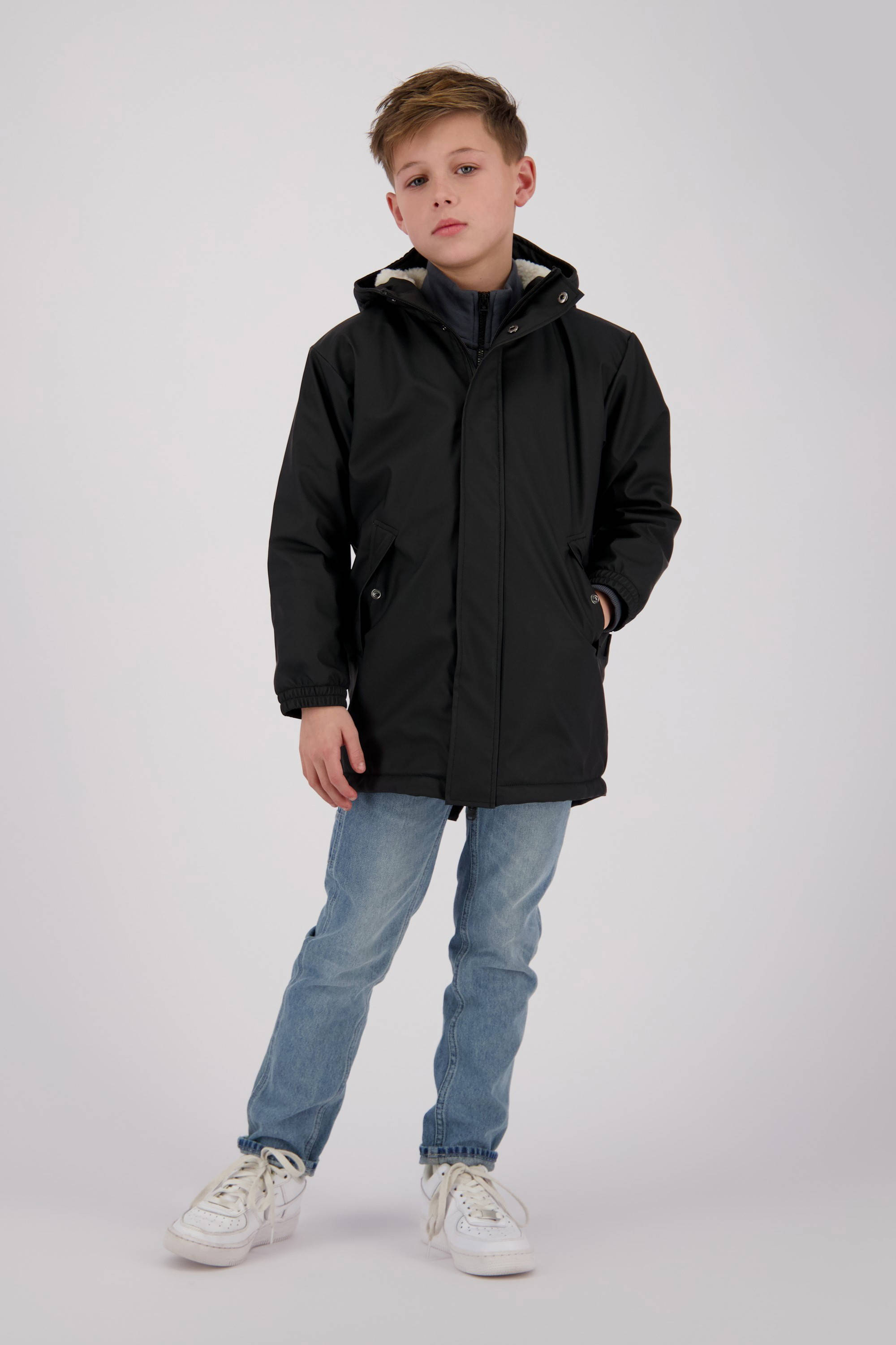 Vingino kids regenjas Twilight zwart