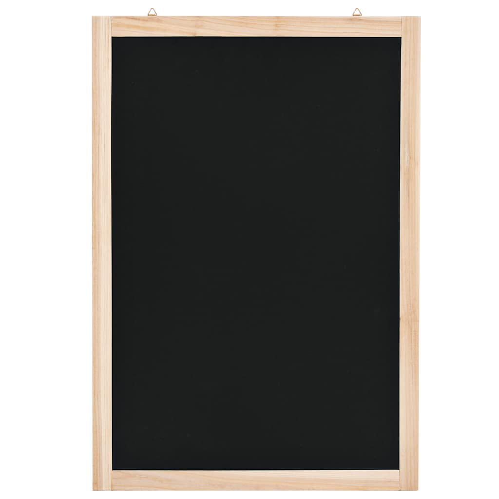 vidaXL Hangend krijtbord cederhout 40 x 60 cm