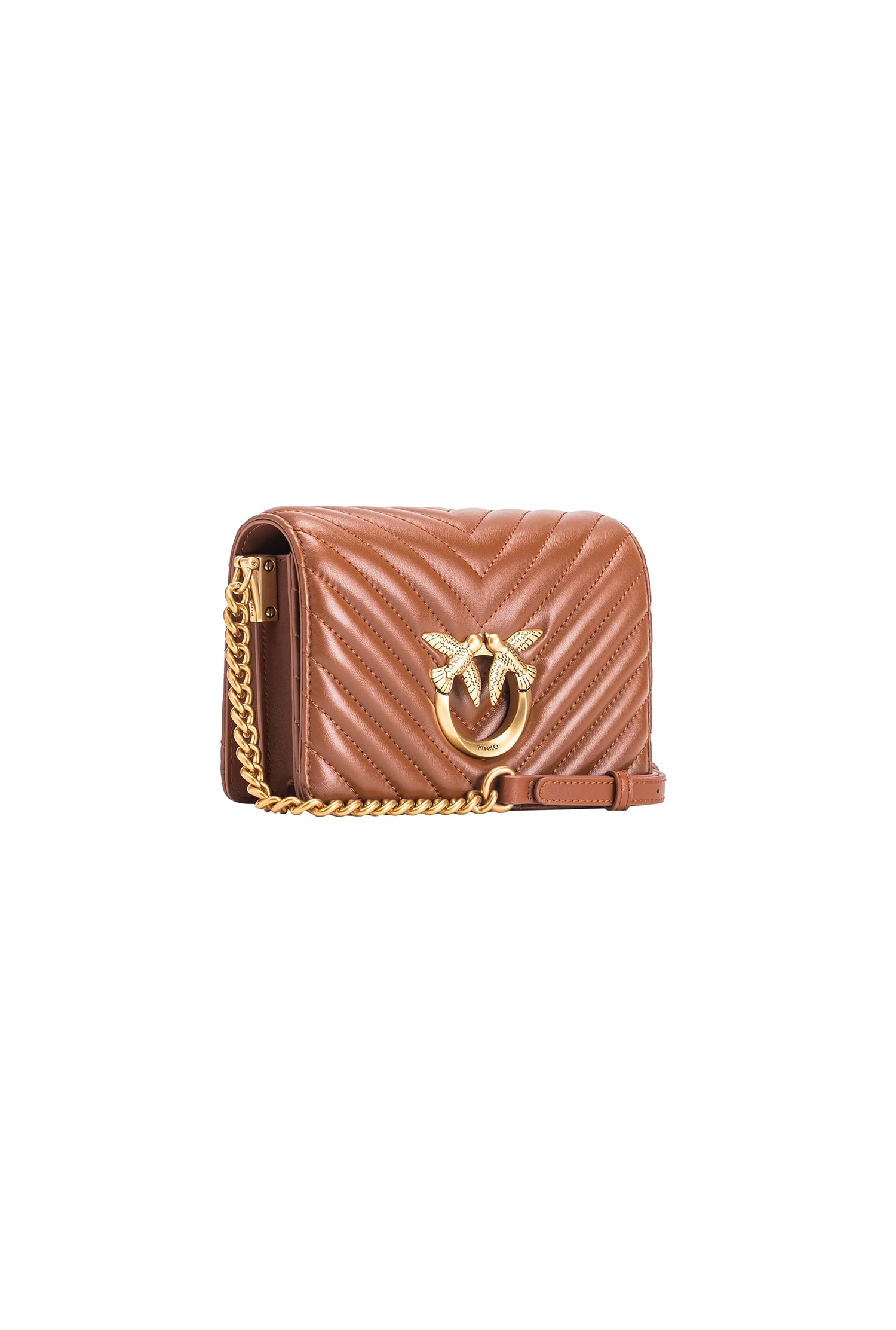 MINI CLICK - Mini love bag click | Marron