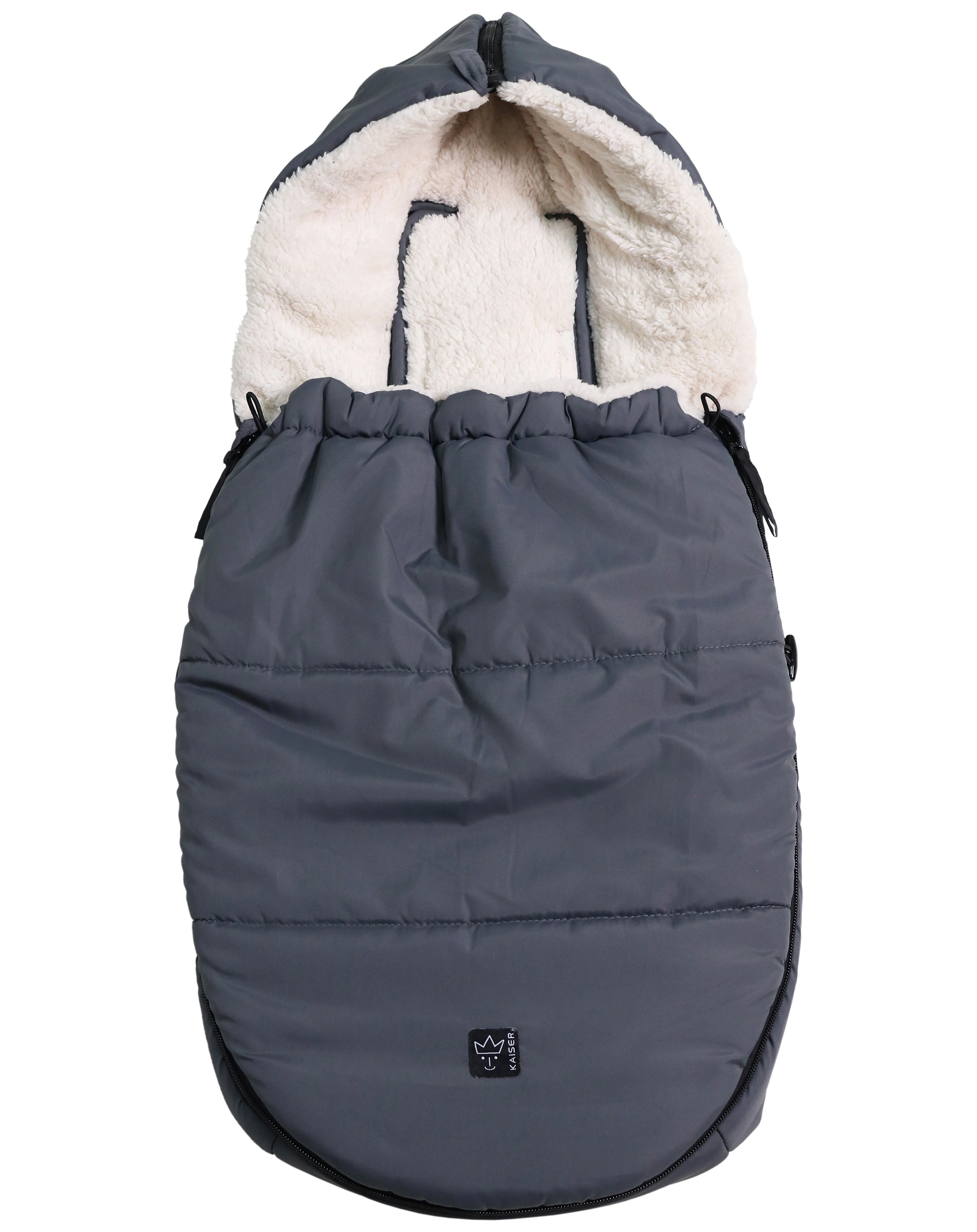 Babyschalen-Fußsack HOODY 2.0 in anthracite
