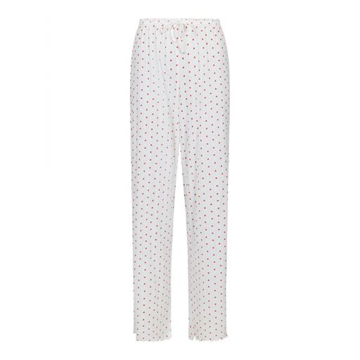 Neo Noir Serafina Pointelle Heart Bukser, White, 38
