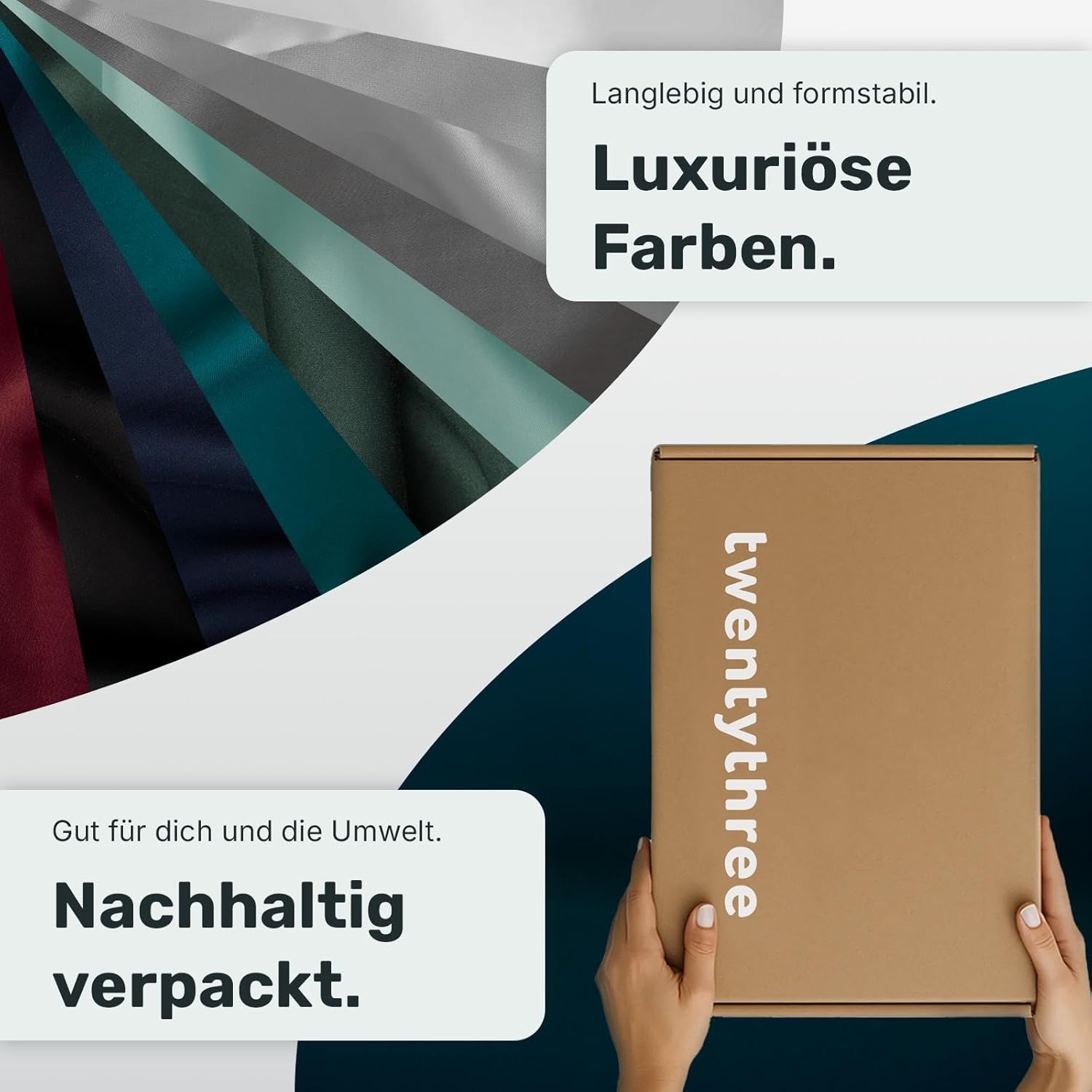 twenty:three Lyocell Spannbettlaken 160x200 Light Gray - 100% Tencel - Gewonnen aus Eukalyptus - Hochwertig - Nachhaltig - Atmungsaktiv - Luxus - Hypoallergen