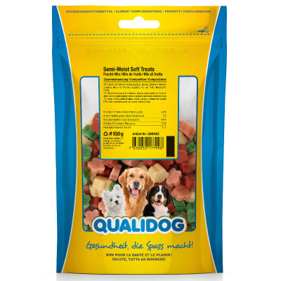 QUALIDOG Semi-Moist Frucht Mix 150g