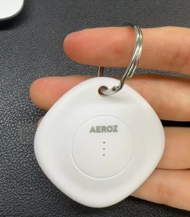 Aeroz TAG-1000 - Kuffert- og nøgle finder til brug med iPhone - virker med Apple Find appen