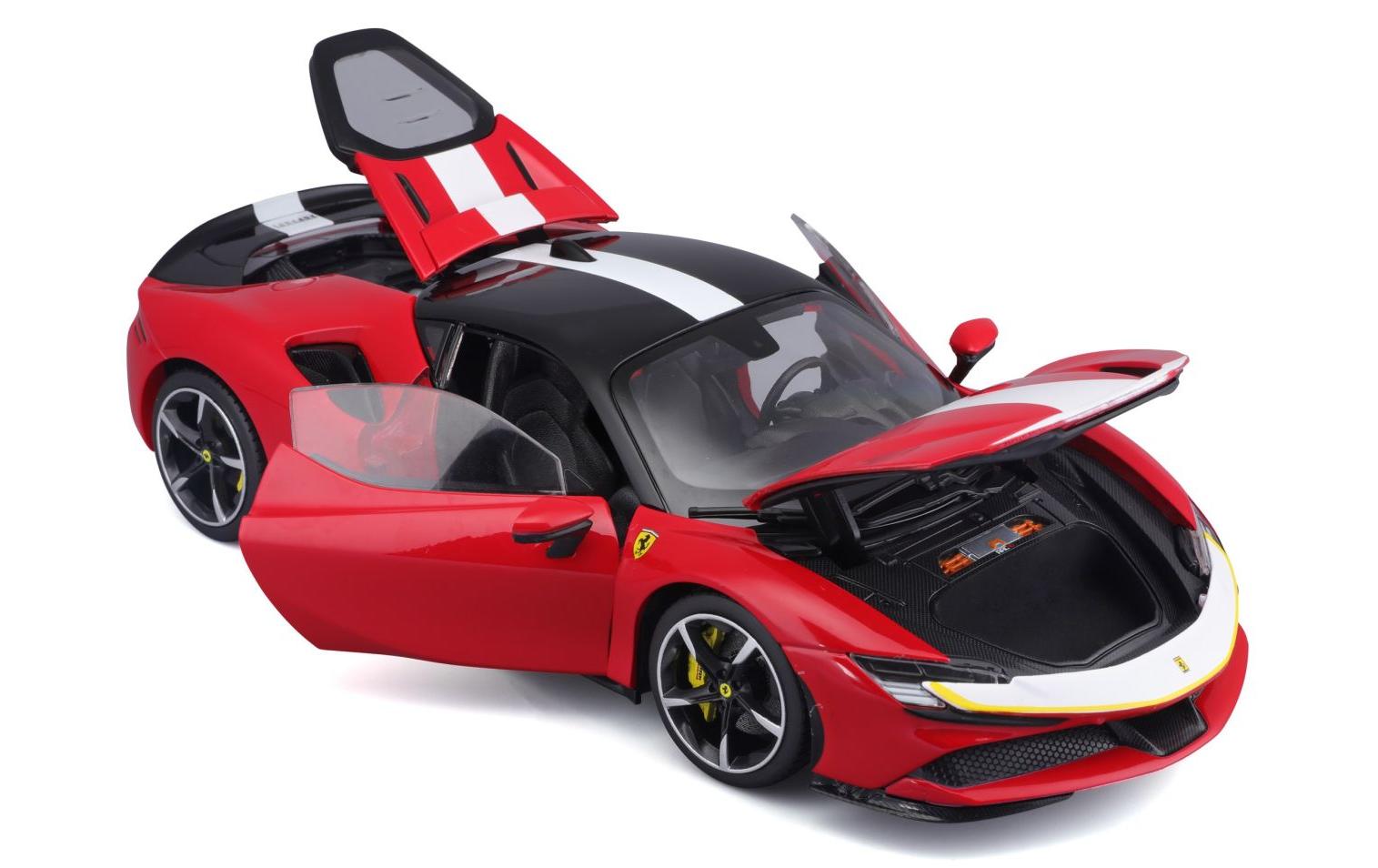 Ferrari Signature SF90 Stradale Fiorano Rot 1:18Sammlermodell im Massstab 1:18