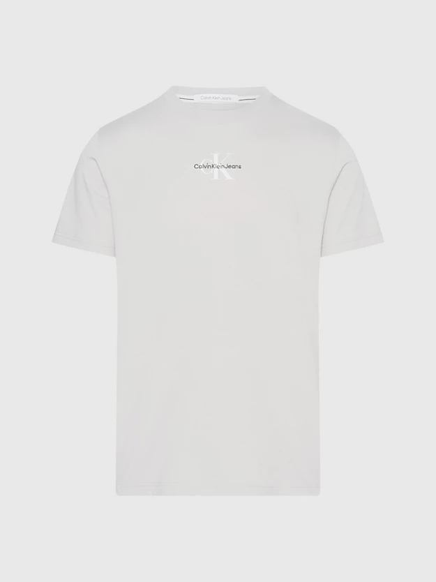 Camiseta de algodão com monograma