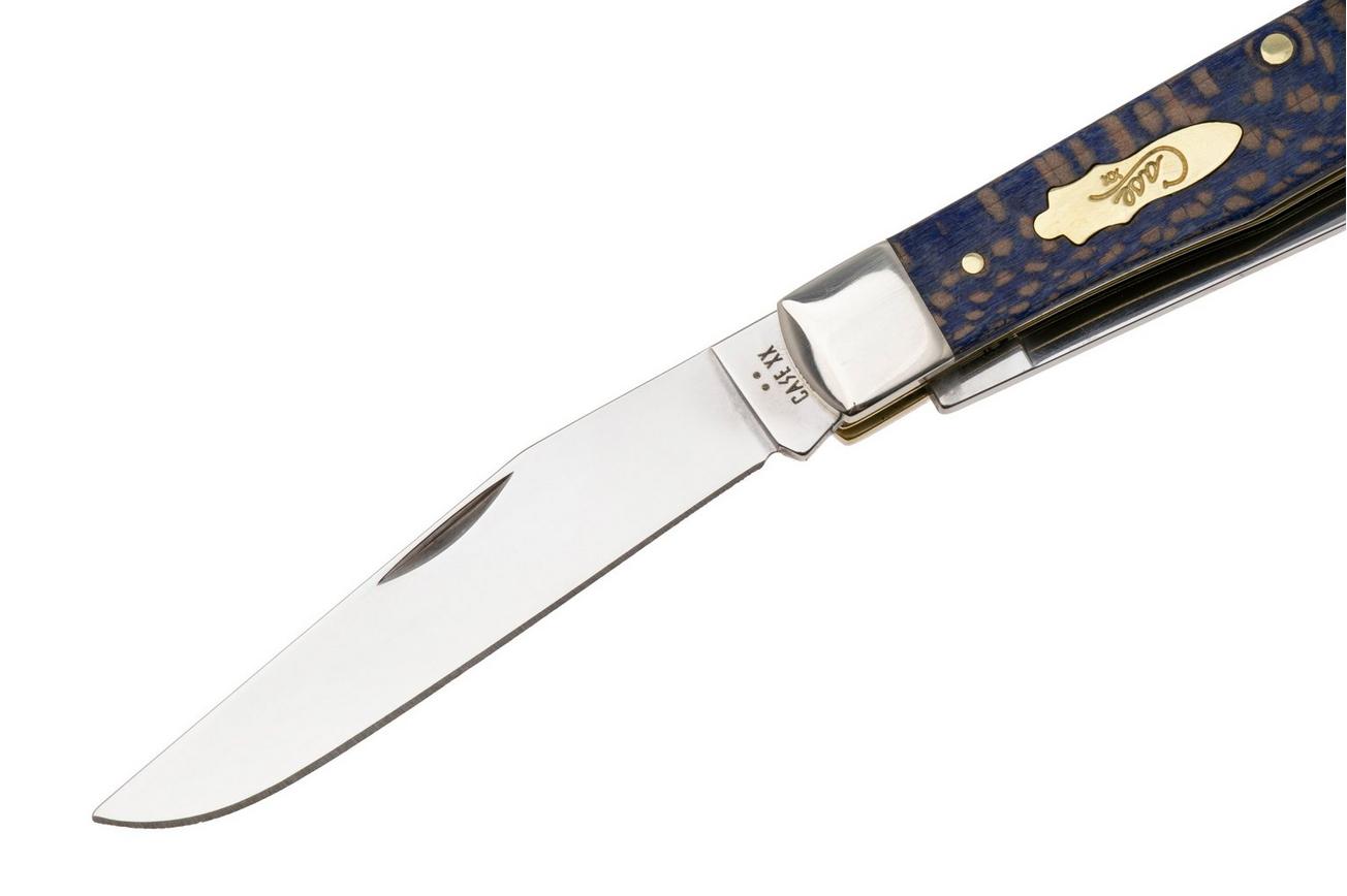 Case Trapper Blue Smooth Sycamore Wood, 63730, 7254 SS zakmes