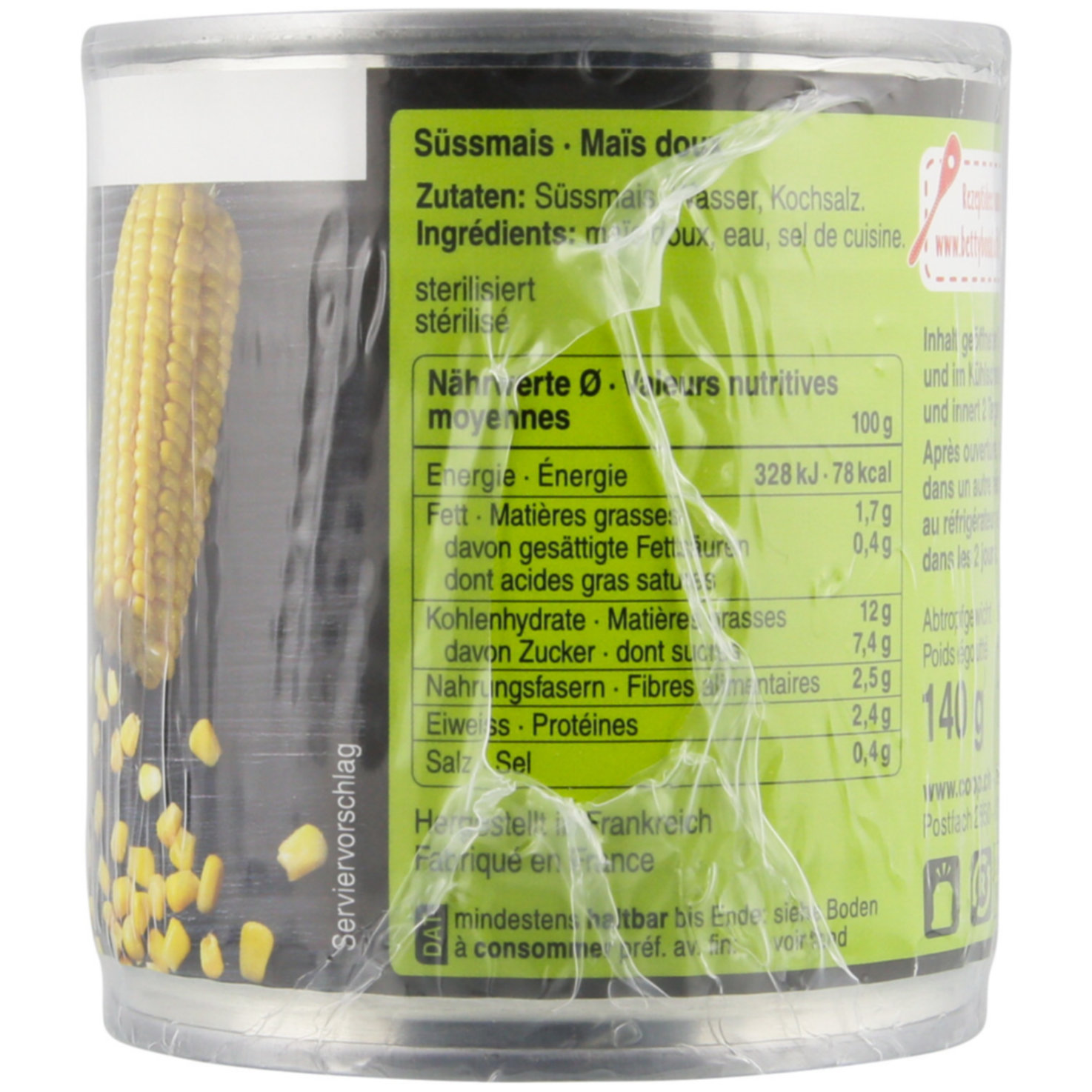 Süssmais 3x140g