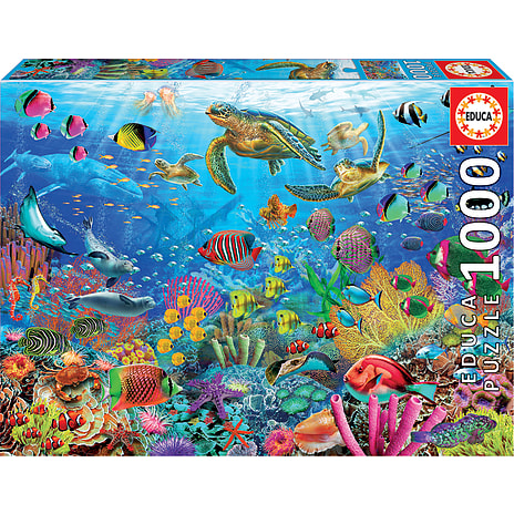 Educa fantasy turtles puslespil - 1000 brikker