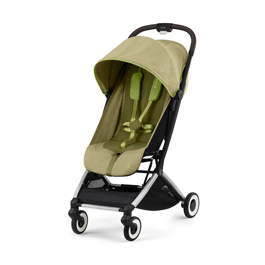 Poussette ultra-compacte Orfeo nature green - Ecru