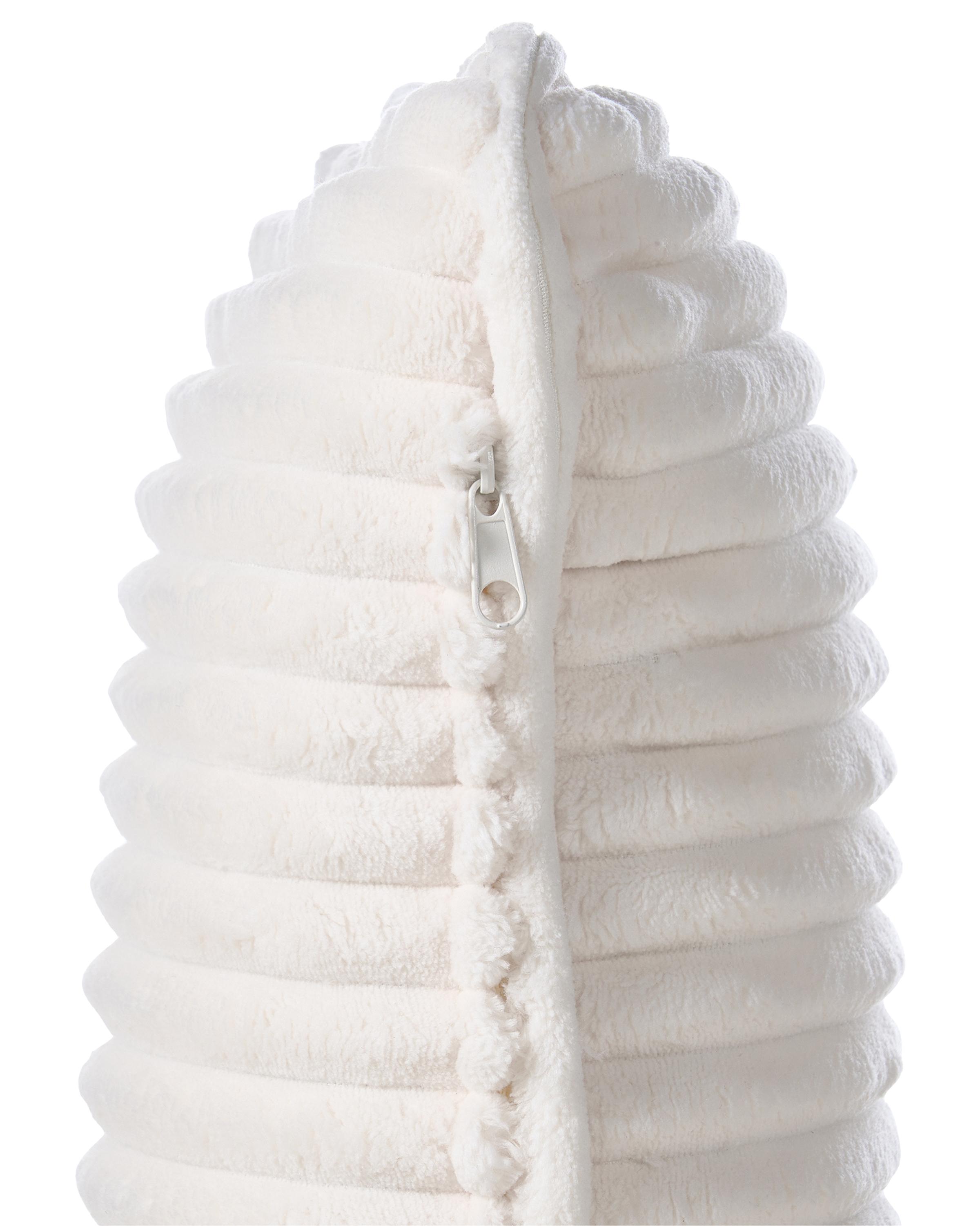 Schommelstoel SORSELE Corduroy Wit