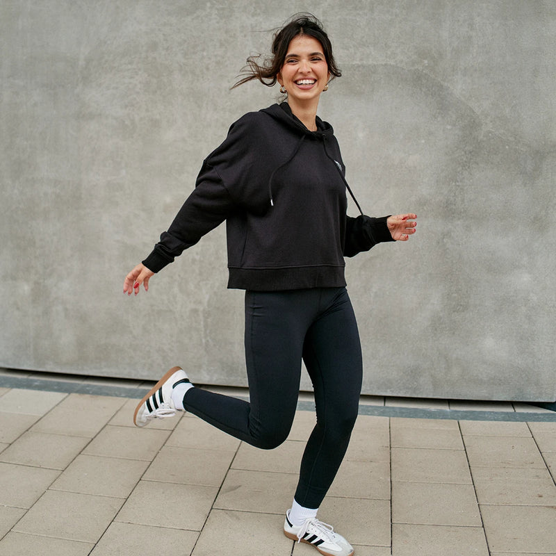 Thermoleggings Damen Schwarz