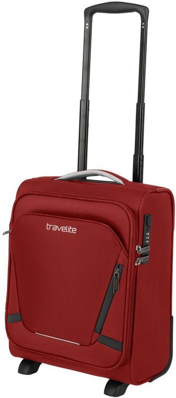 Travelite - Jetpack Easy 2 - Cabin Reistas - Zwart - Kunststof - Met Wielen