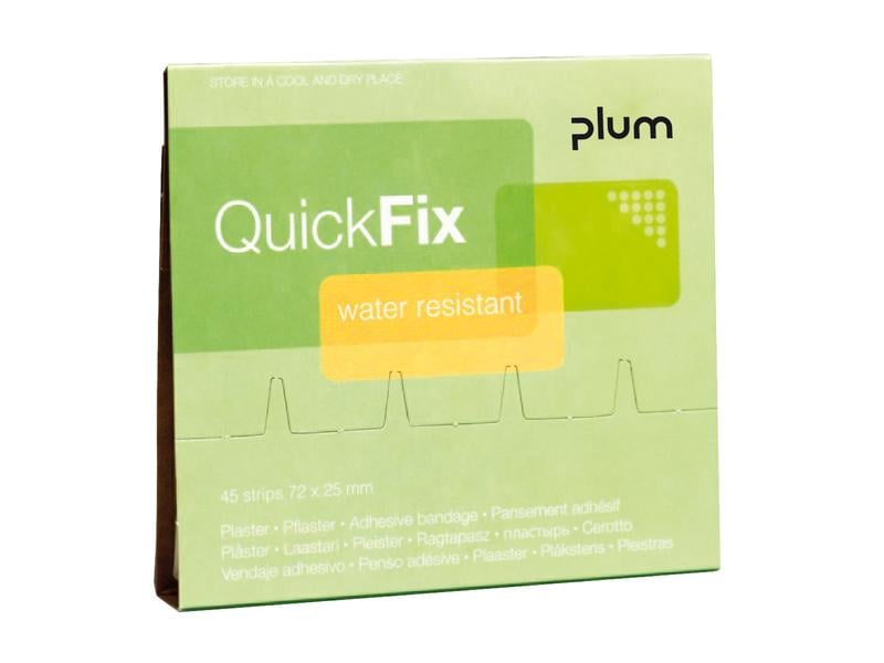 PLUM Water Resistant Pflaster Refill 45 Stück Wasserfeste Pflaster – Nachfüllpackung