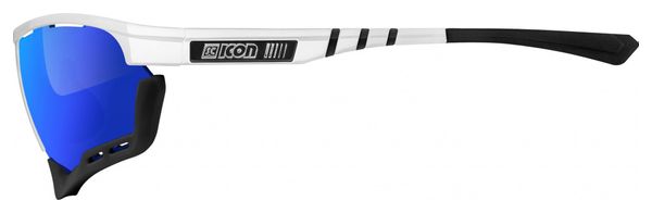 Scicon Sports Aerocomfort SCN PP Regular Lunettes De Soleil De Performance Sportive (Multimirror Bleu Scnpp/Luminosité Blanche)