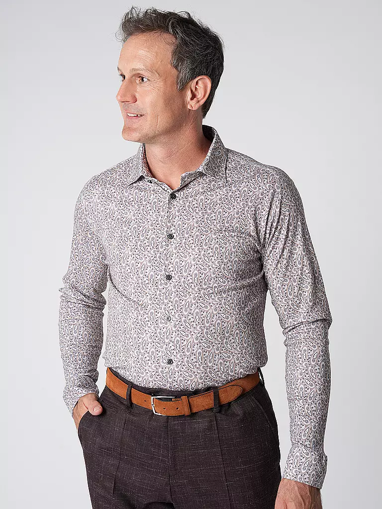 DESOTO Jerseyhemd braun