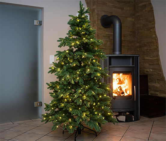 Künstlicher Weihnachtsbaum »Roswell« mit LED-Lichterkette, 180 cm