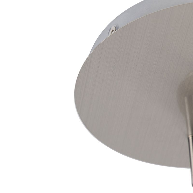 Moderne badkamer spot staal 2-lichts IP44 - Ducha