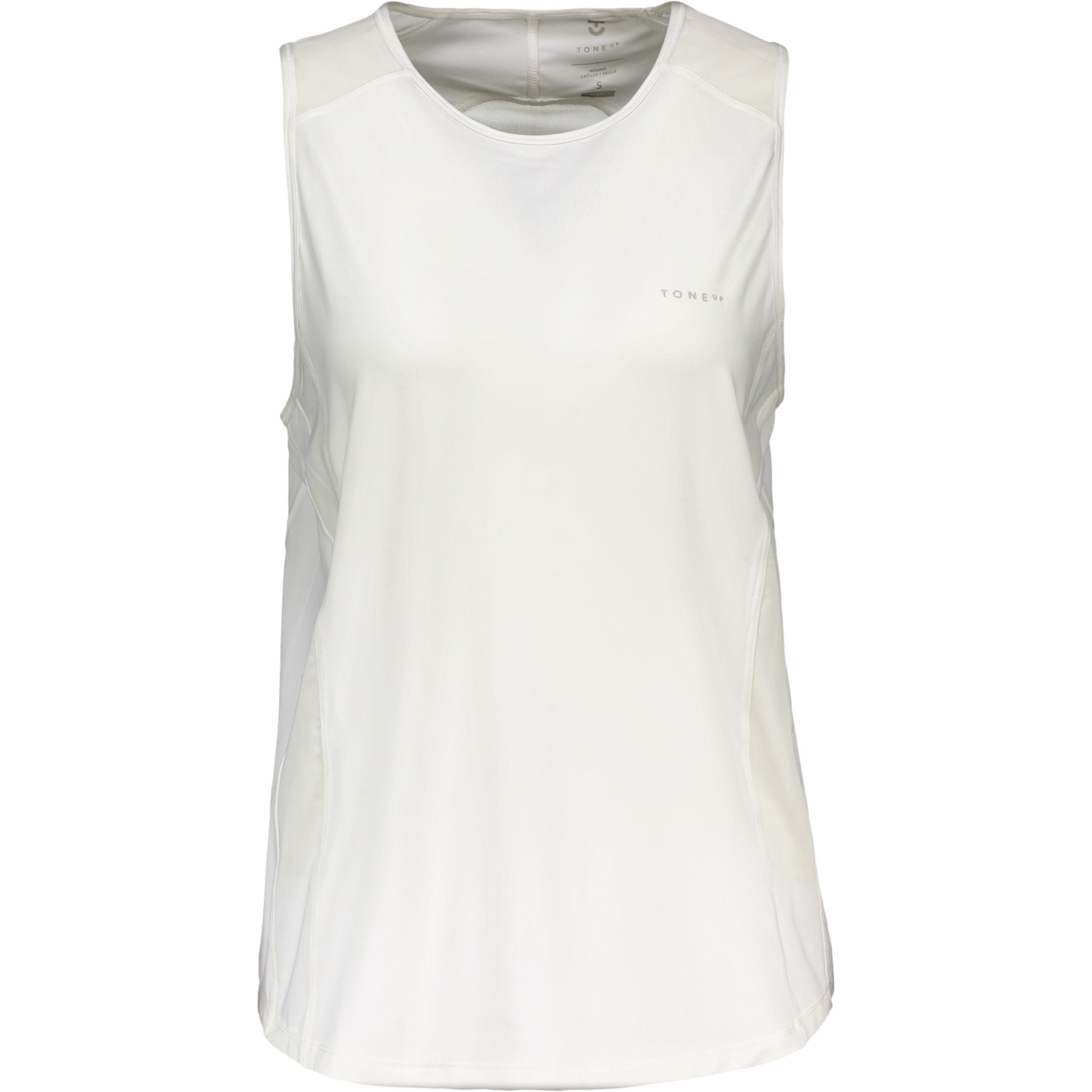 Tone Up Damen-Tanktop Cover XS, offwhite