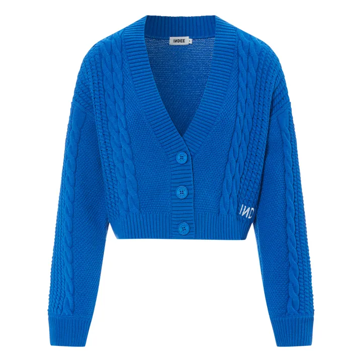 Indee Cardigan Court Polina | Bleu marine