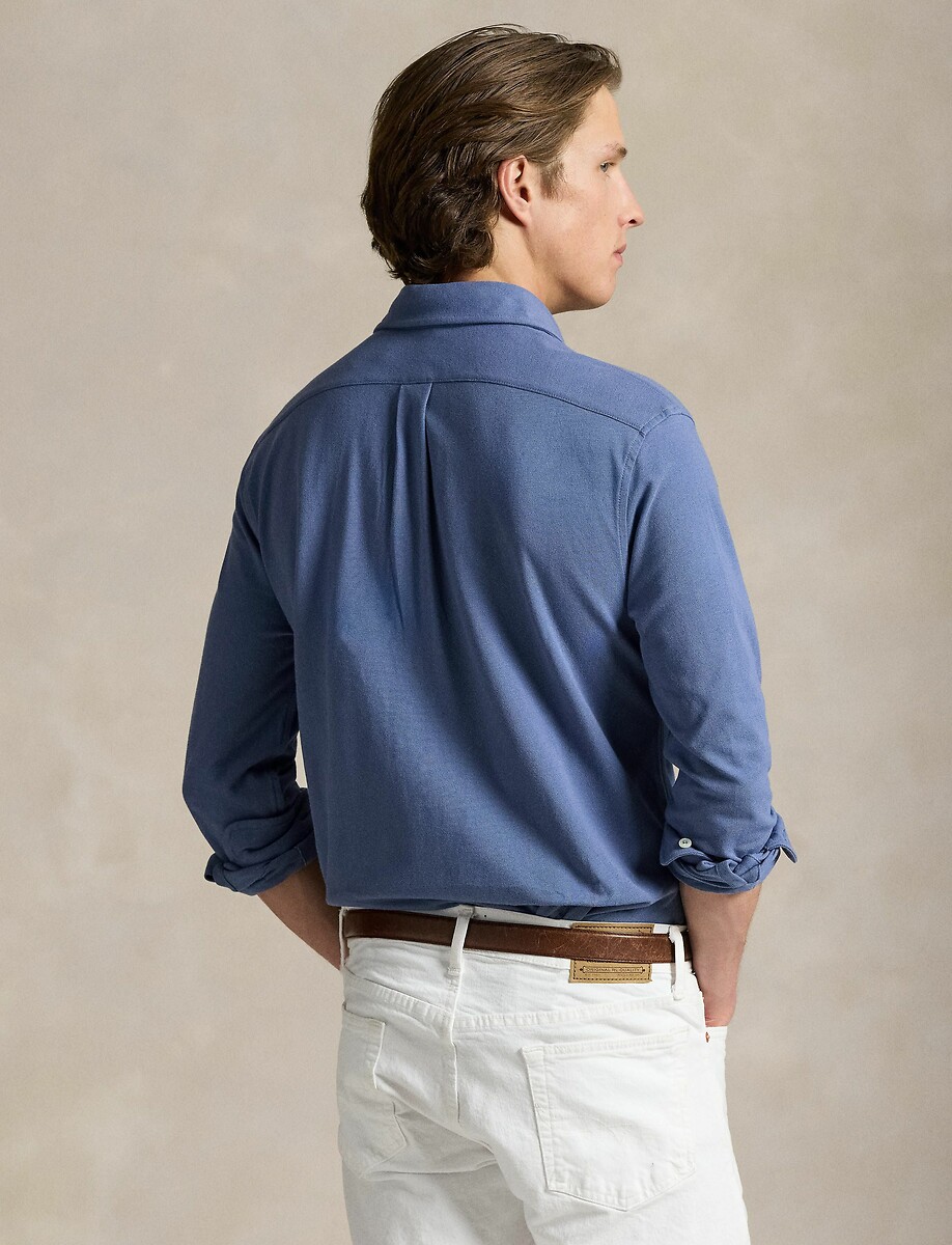 POLO RALPH LAUREN<br>Camisa de algodão piqué ultraleve