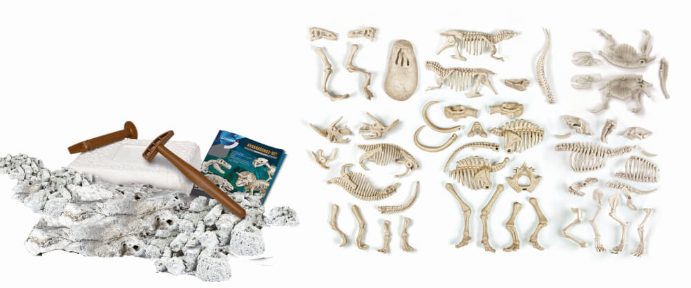 Clementoni Ausgrabungs-Set Dino Mega-Collection