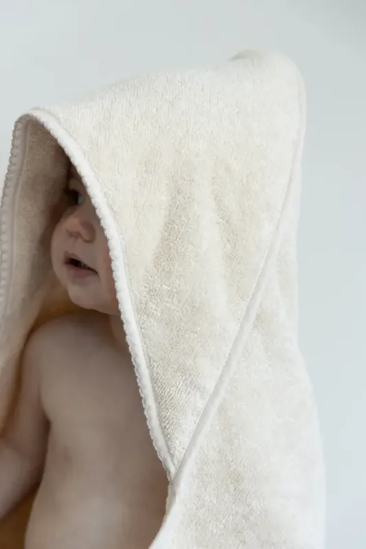 Kas Kopenhagen Håndkle med hette til baby - Sløyfe
