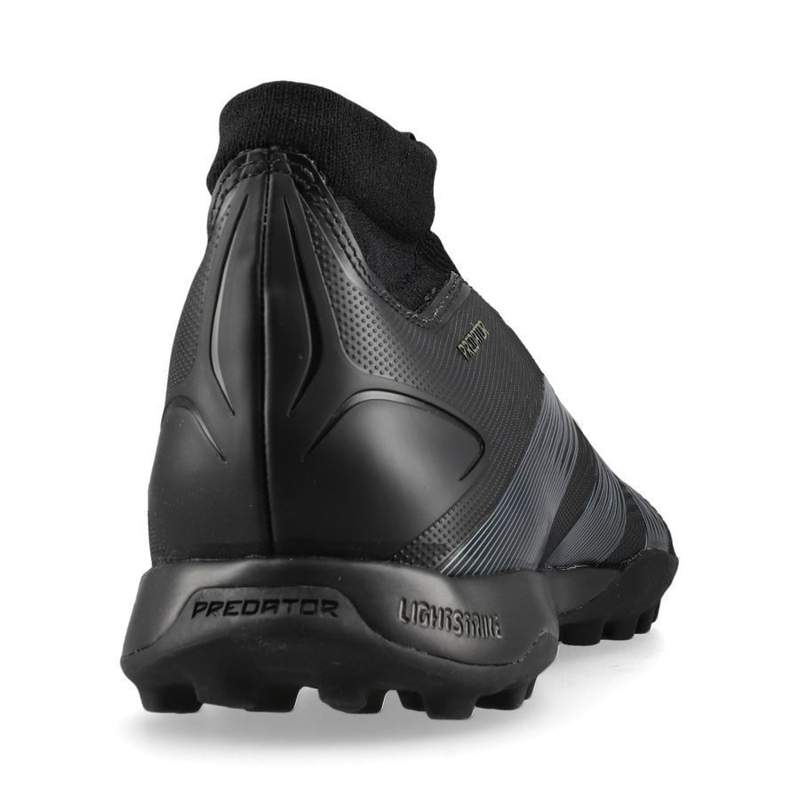 adidas Predator League Laceless TF Dark Spark - Noir/Gris/Doré