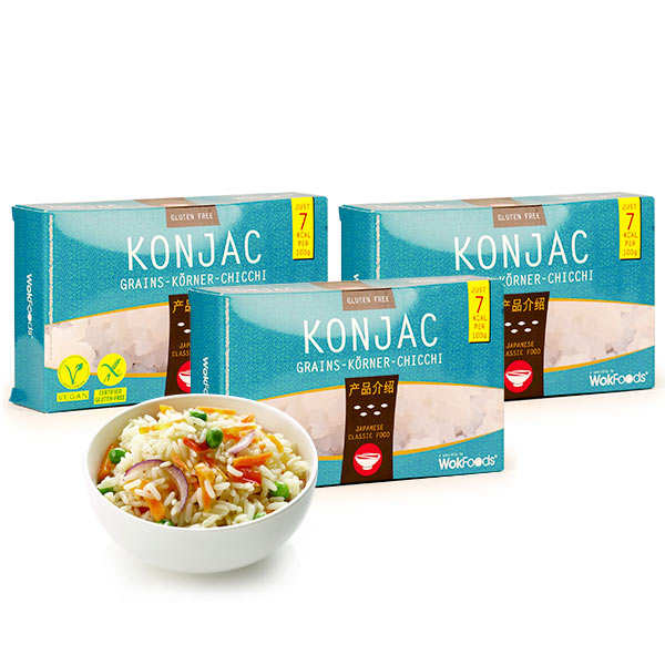 12 sachets de Riz de Konjac (grains)