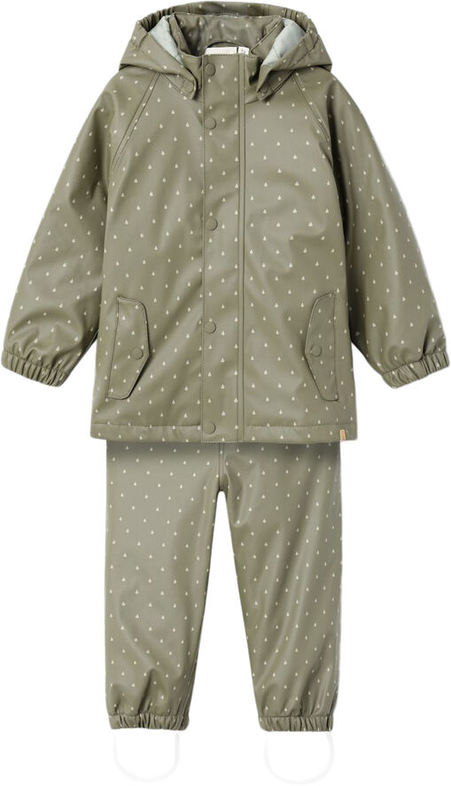Lil' Atelier NMMLADRY10 PAD RAIN SET AOP FO LIL Kalamata