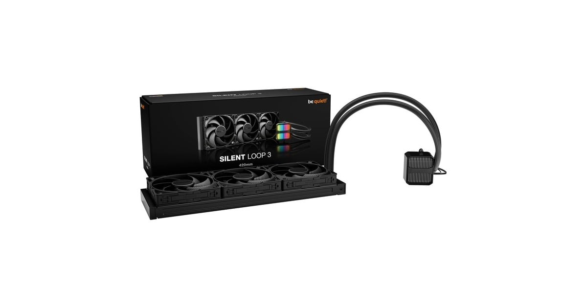 be quiet!Silent Loop 3 420mm waterkoeling  (Zwart, 4-pin PWM, Navulbaar)