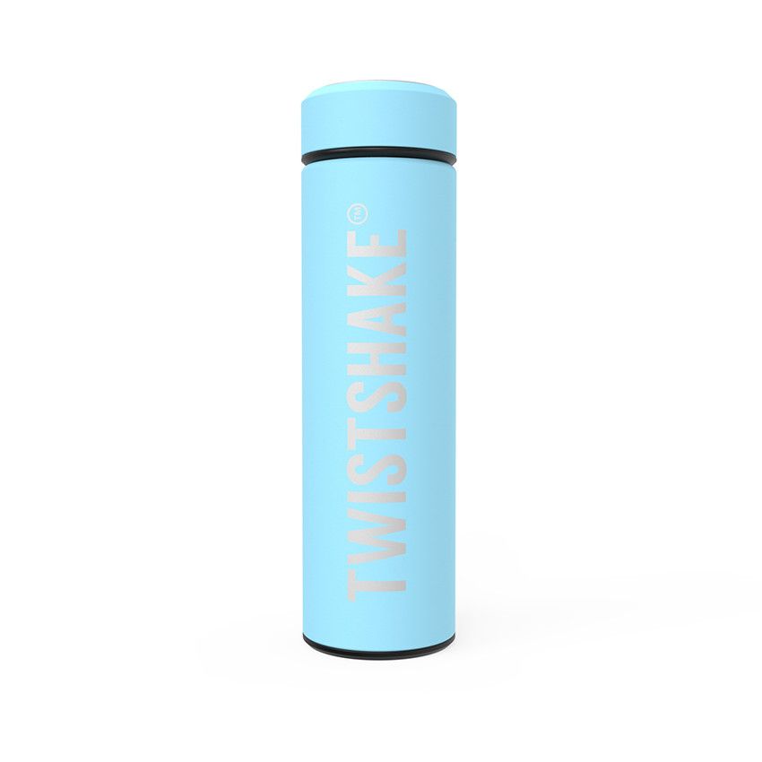 Bouteille isotherme 420 ml - Bleu Pastel - Ecru