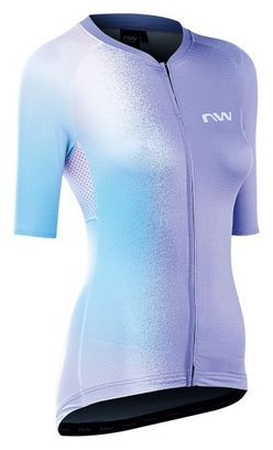Maillot Manches Courtes Femme Northwave Blade Violet / Bleu