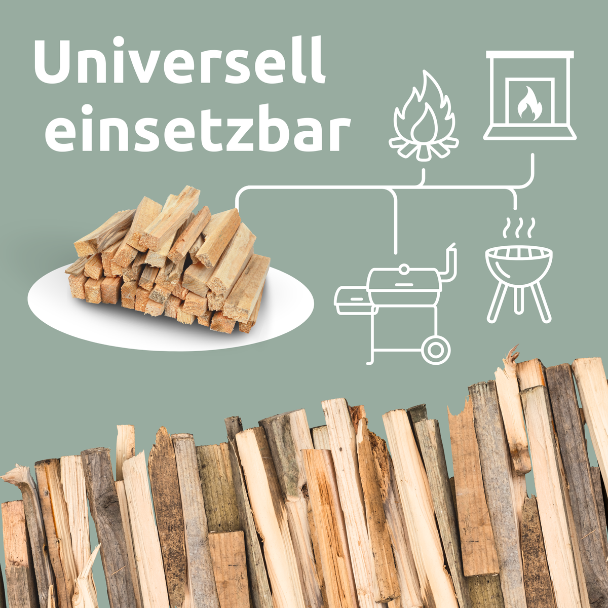 holz4home Aanmaakhout 30kg Zachthout