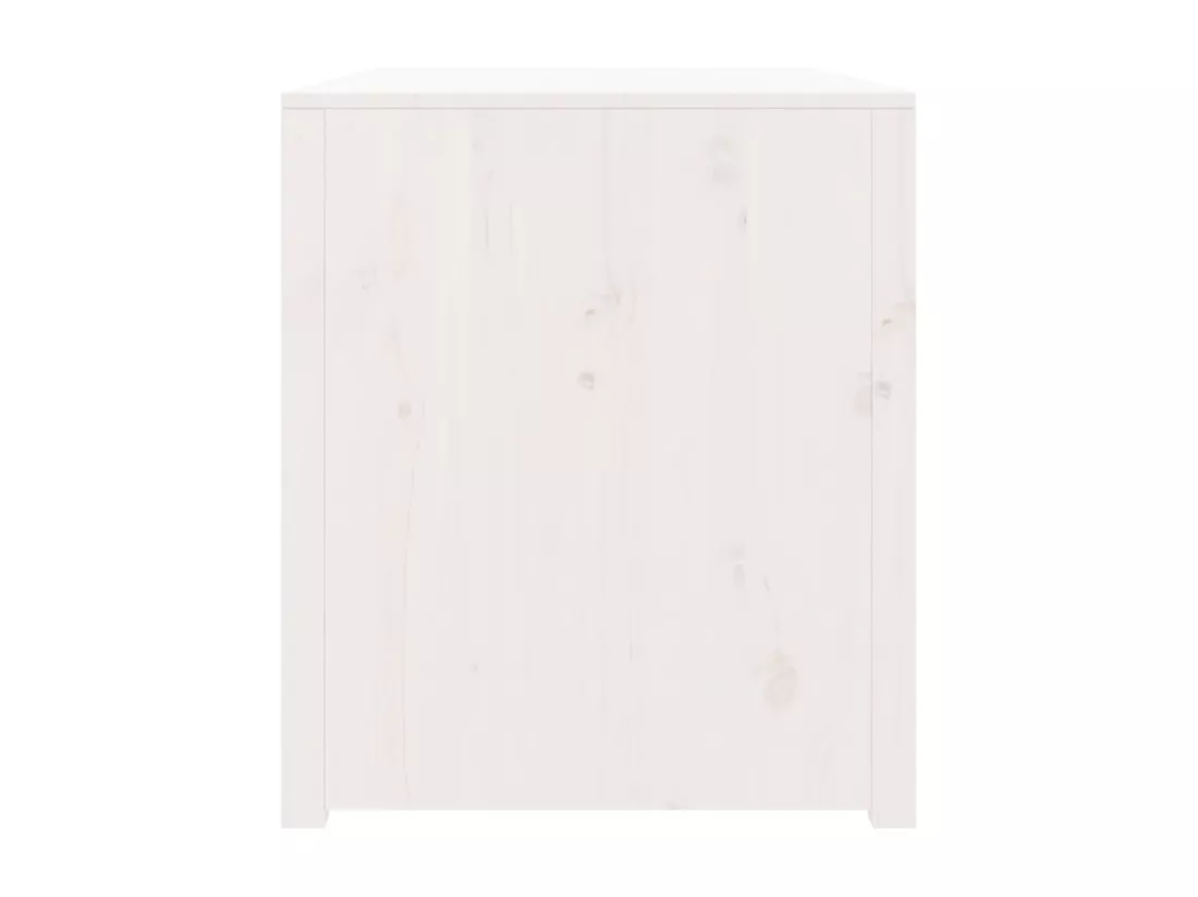 Armoire de cuisine d'extérieur blanc bois de pin massif