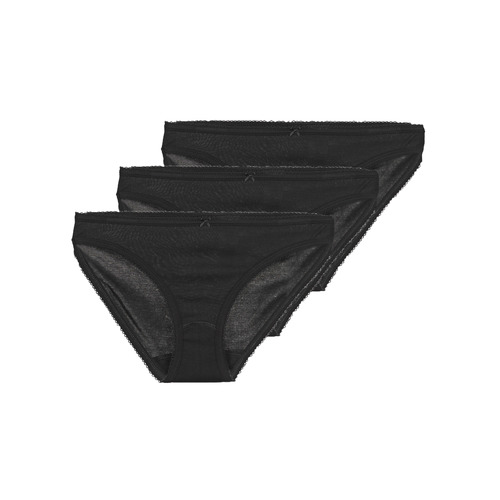 Petit Bateau - CULOTTE COTON X3 - Noir