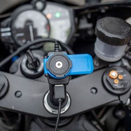 Chargeur Quad Lock Usb Universel - Noir