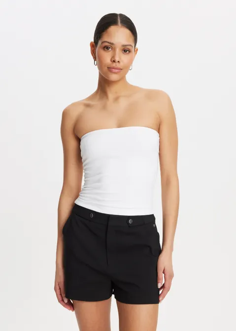 Bandeau top wit (WIT)
