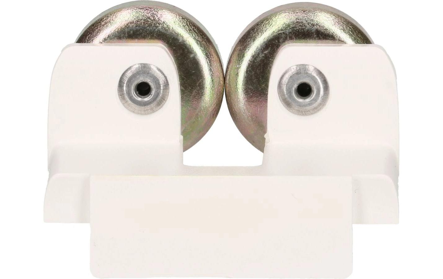 Halterung mit Magnet, erhöht, CUBO, Weiss 2 StückBefestigungsset mit Magnetbefestigung
