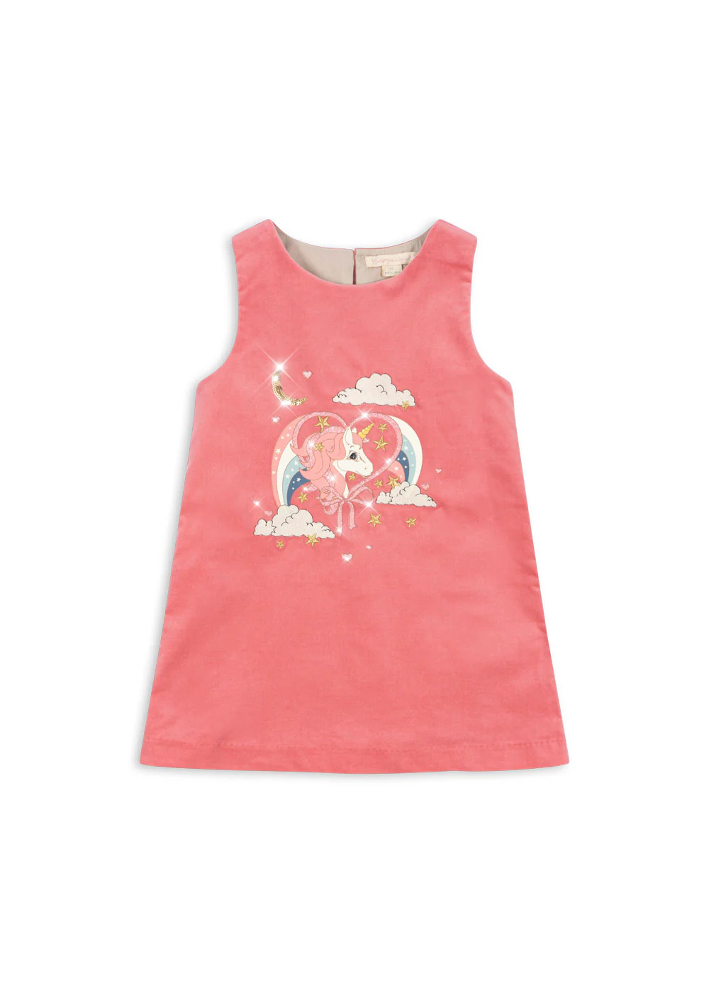 Lucky spencer kjole - flamingo plume - 12M