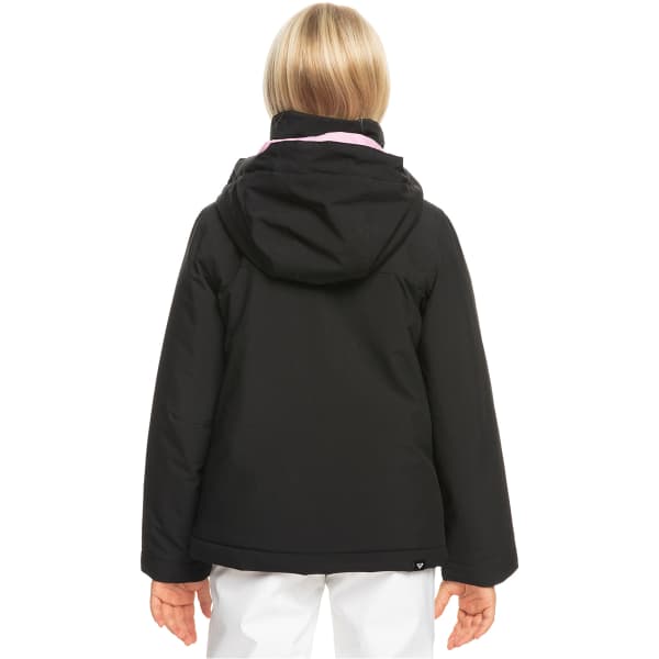 Veste de ski ROXY Y GIRL JK SNJT TRUE BLACK BLURRY FLOWER