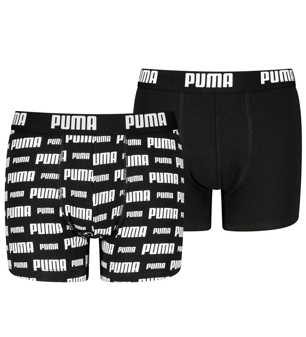 Puma Boxershorts - 2er-Pack - Schwarz