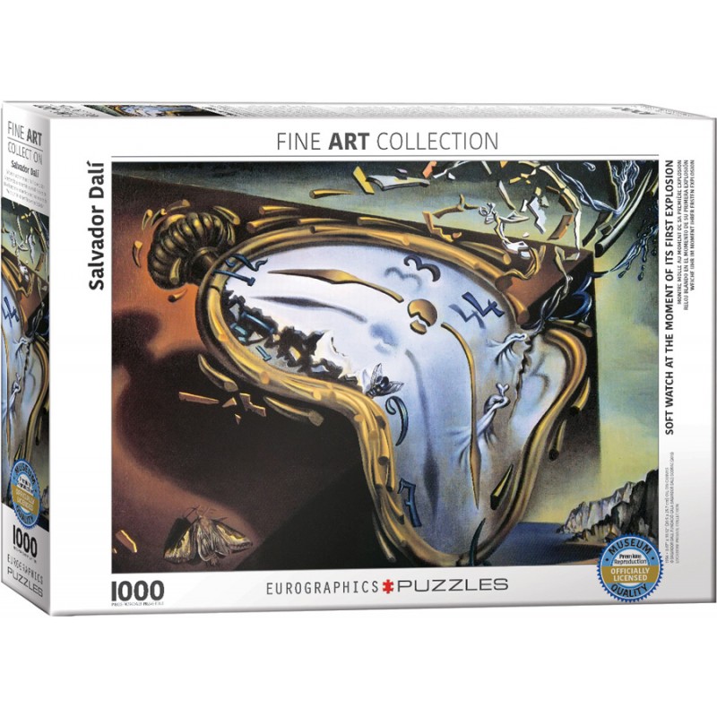 Puzzle 1000 pièces : Salvador Dali - Montre molle au moment de la première explosion